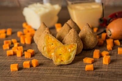 coxinha vegetariana - Oh!Coxinha reinventa o icônico salgadinho