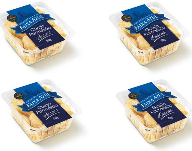 Faixa Azul lança versão aperitivo em lascas de seu famoso queijo parmesão
